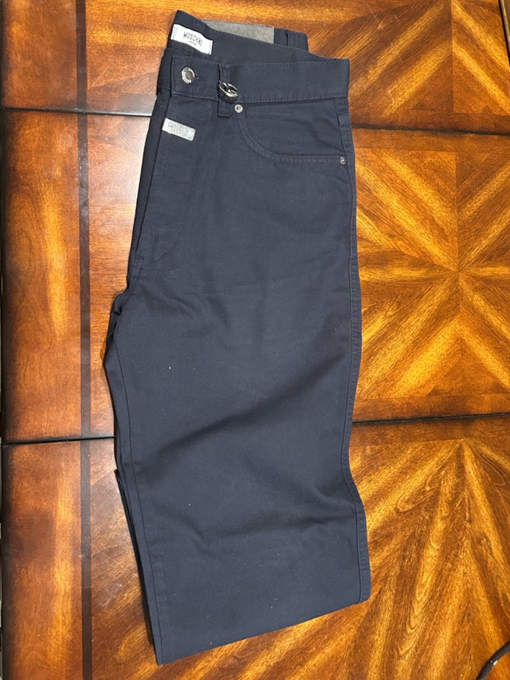 Moschino navy pants/jeans